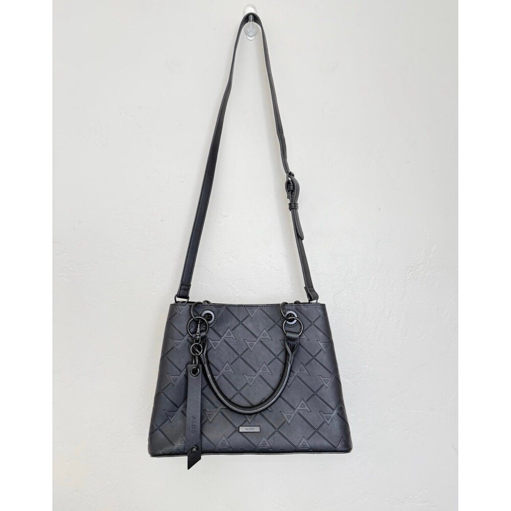 Aldo Embossed Crossbody Bag in Black